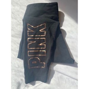 PINK cotton leggings